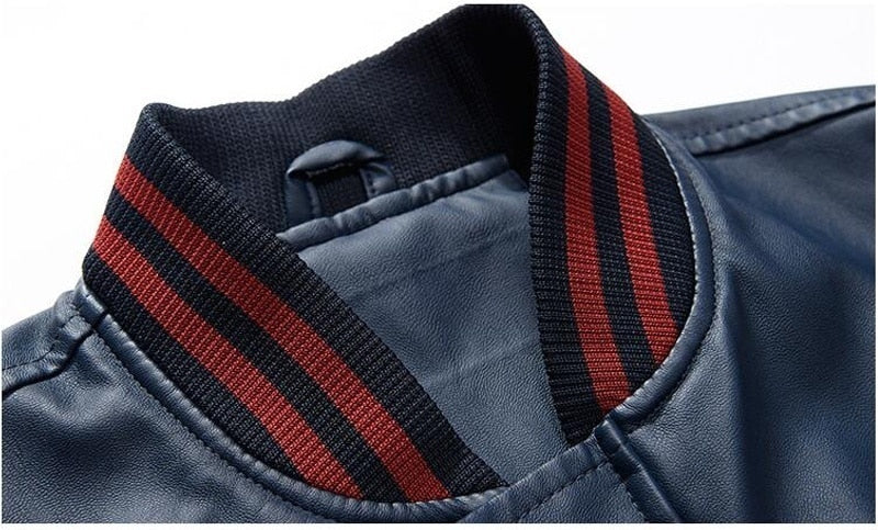 Heidi-Mode | Leder Baseballjacke Im Amerikanischen Stil