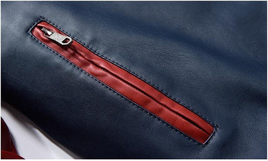 Heidi-Mode | Leder Baseballjacke Im Amerikanischen Stil