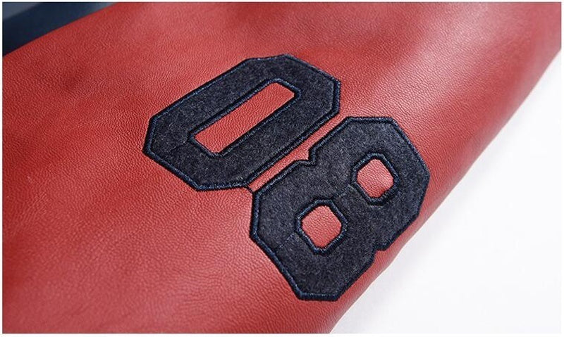 Heidi-Mode | Leder Baseballjacke Im Amerikanischen Stil