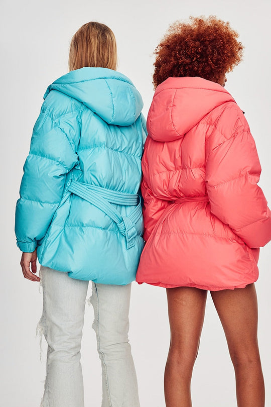 Heidi-Mode | Damen-Steppjacke mit Gürtel "Street Chic"