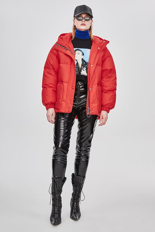 Heidi-Mode | Damen-Steppjacke mit Gürtel "Street Chic"