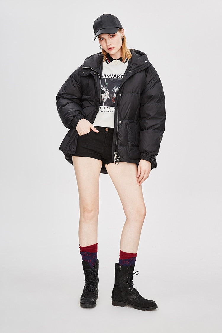 Heidi-Mode | Damen-Steppjacke mit Gürtel "Street Chic"