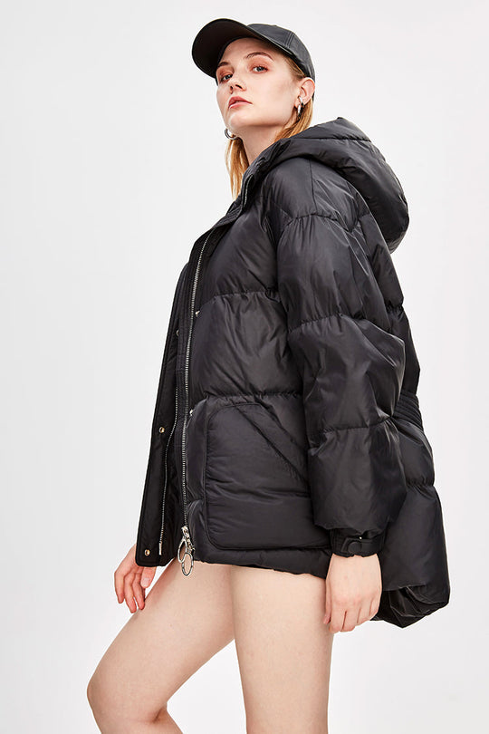 Heidi-Mode | Damen-Steppjacke mit Gürtel "Street Chic"