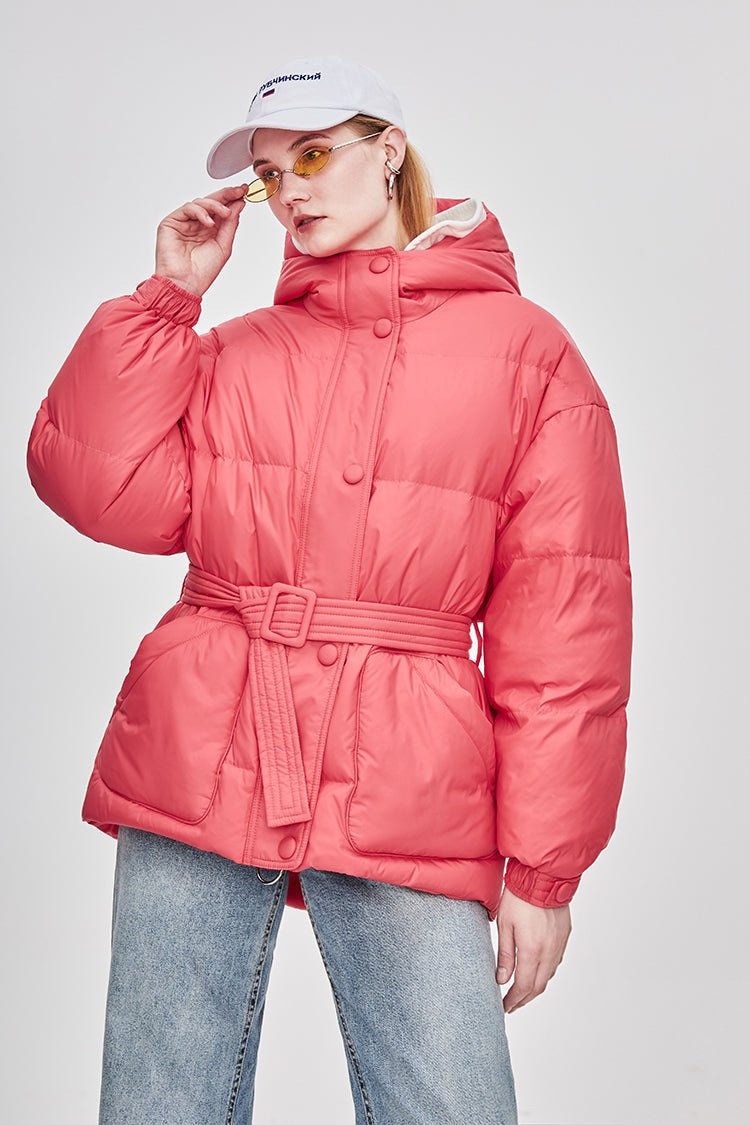 Heidi-Mode | Damen-Steppjacke mit Gürtel "Street Chic"