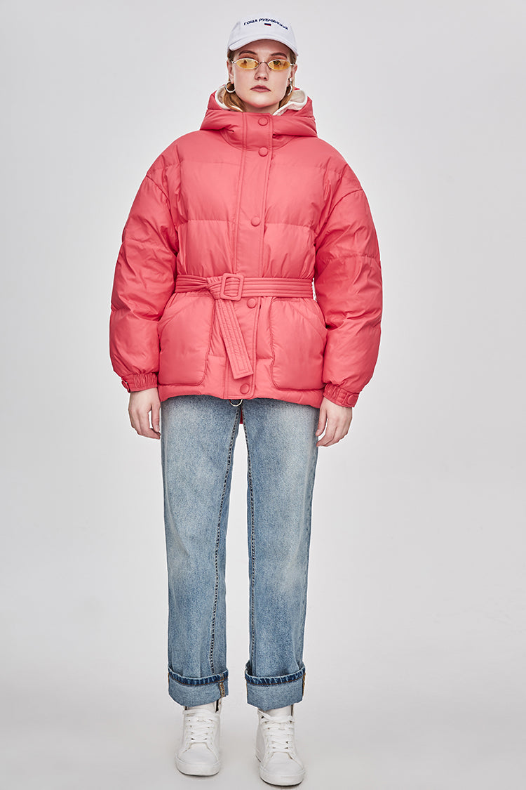 Heidi-Mode | Damen-Steppjacke mit Gürtel "Street Chic"