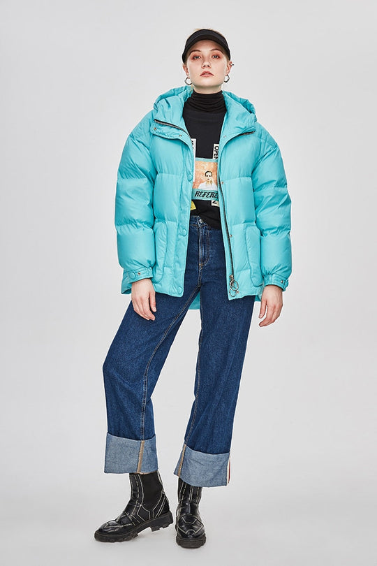 Heidi-Mode | Damen-Steppjacke mit Gürtel "Street Chic"