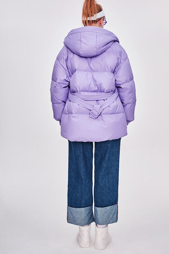 Heidi-Mode | Damen-Steppjacke mit Gürtel "Street Chic"