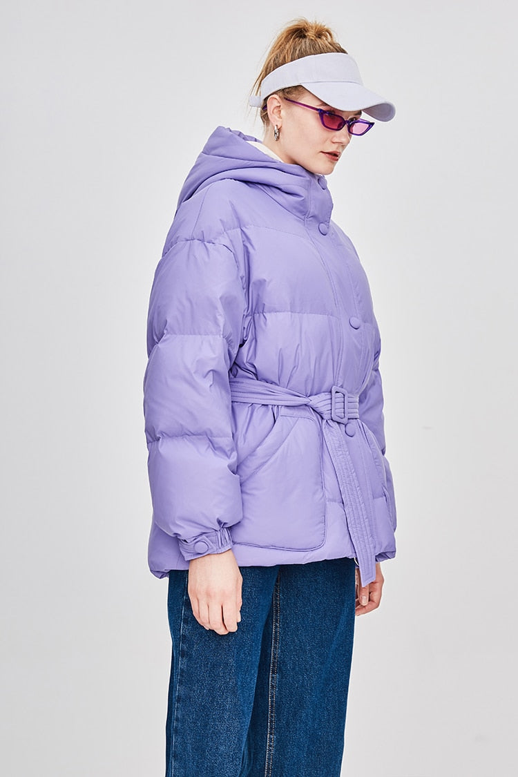 Heidi-Mode | Damen-Steppjacke mit Gürtel "Street Chic"