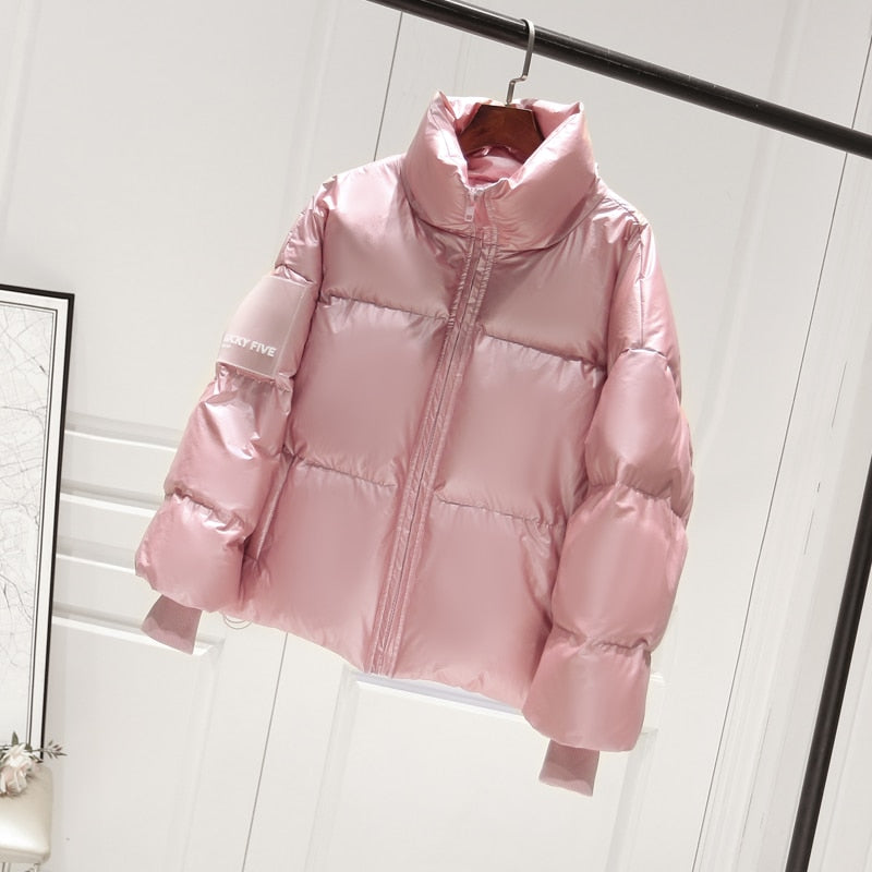 Heidi-Mode | Lucky Five Metallic Urban Oversize Jacke