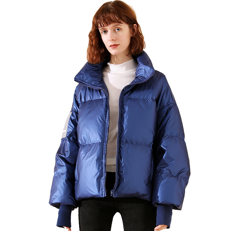 Heidi-Mode | Lucky Five Metallic Urban Oversize Jacke