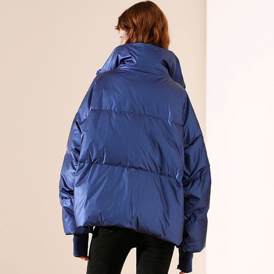 Heidi-Mode | Lucky Five Metallic Urban Oversize Jacke