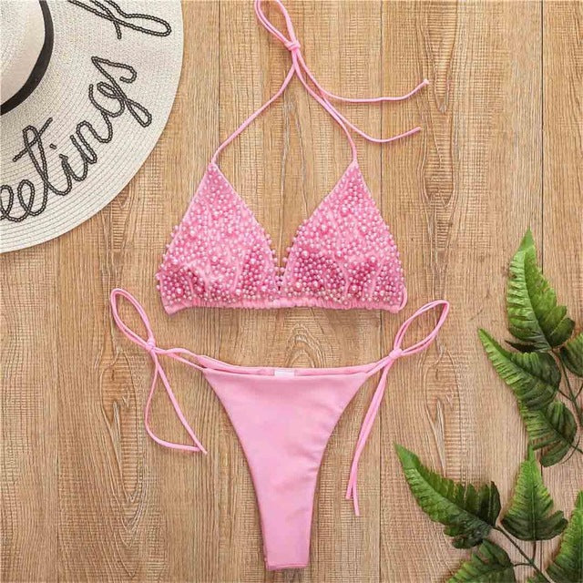 Heidi-Mode | Halter Mini Bikini Badeanzug