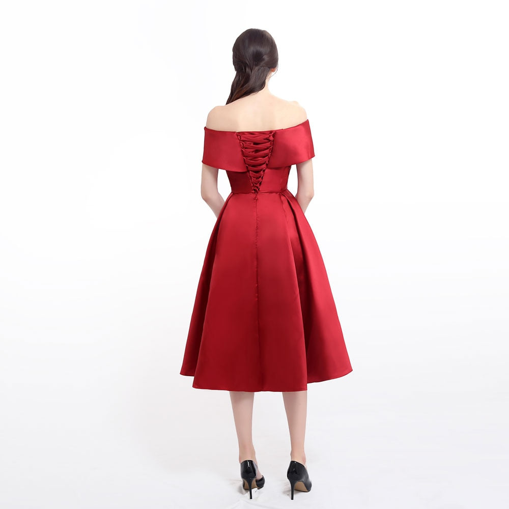 Heidi-Mode | Satin Plissierte Kleid