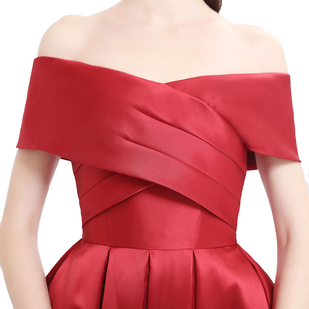 Heidi-Mode | Satin Plissierte Kleid