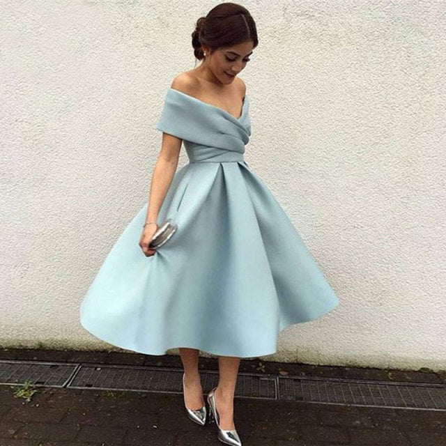 Heidi-Mode | Satin Plissierte Kleid