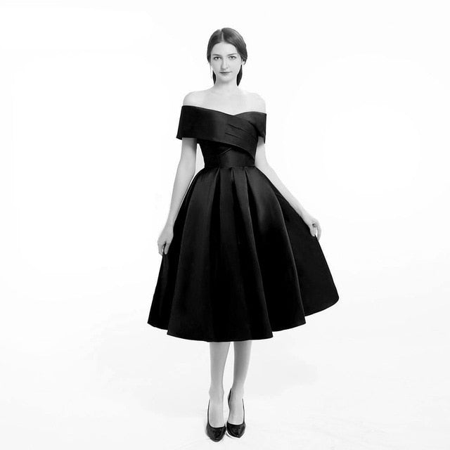 Heidi-Mode | Satin Plissierte Kleid