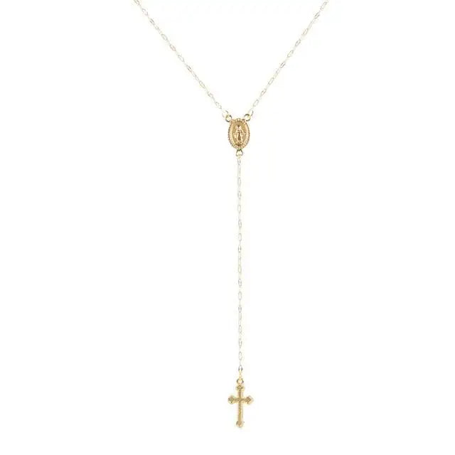 Heidi-Mode | Elegante Rosenkranz Kette für Damen