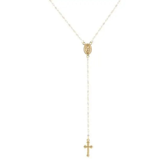 Heidi-Mode | Elegante Rosenkranz Kette für Damen
