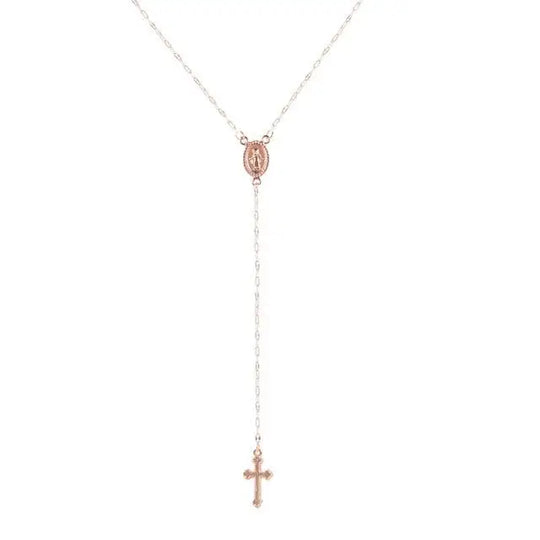 Heidi-Mode | Elegante Rosenkranz Kette für Damen