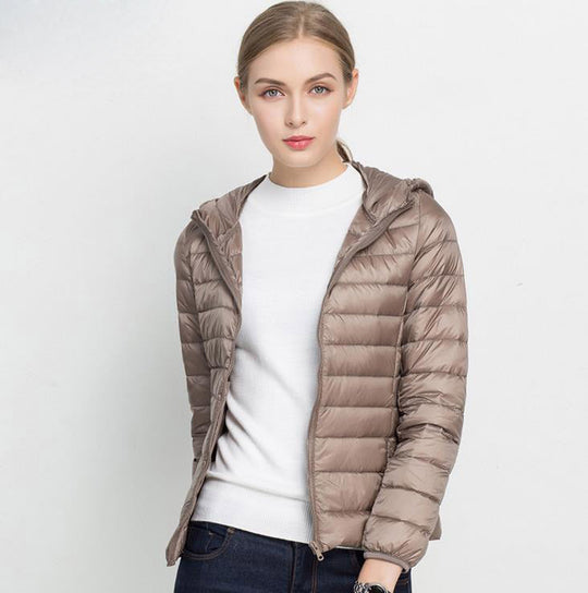 Heidi-Mode | Daunenjacke mit Kapuze Damen
