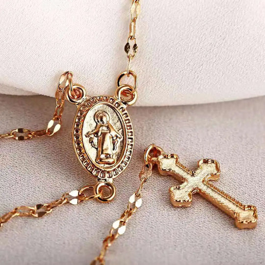 Heidi-Mode | Elegante Rosenkranz Kette für Damen