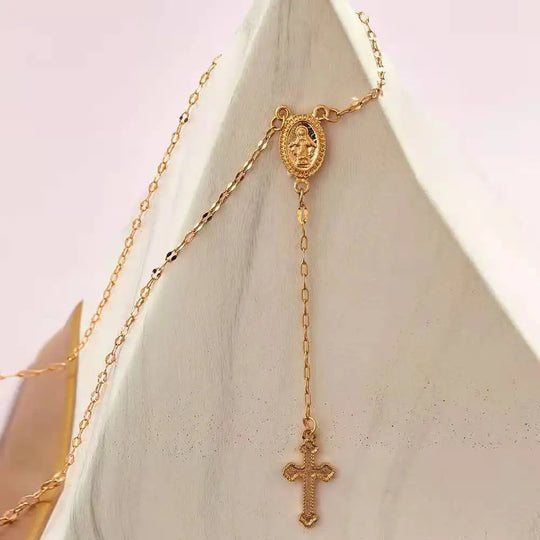 Heidi-Mode | Elegante Rosenkranz Kette für Damen