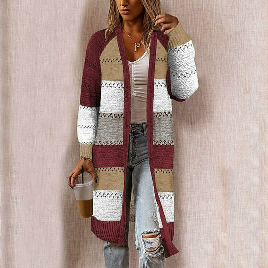 Heidi-Mode | Damen Strickcardigan Lang