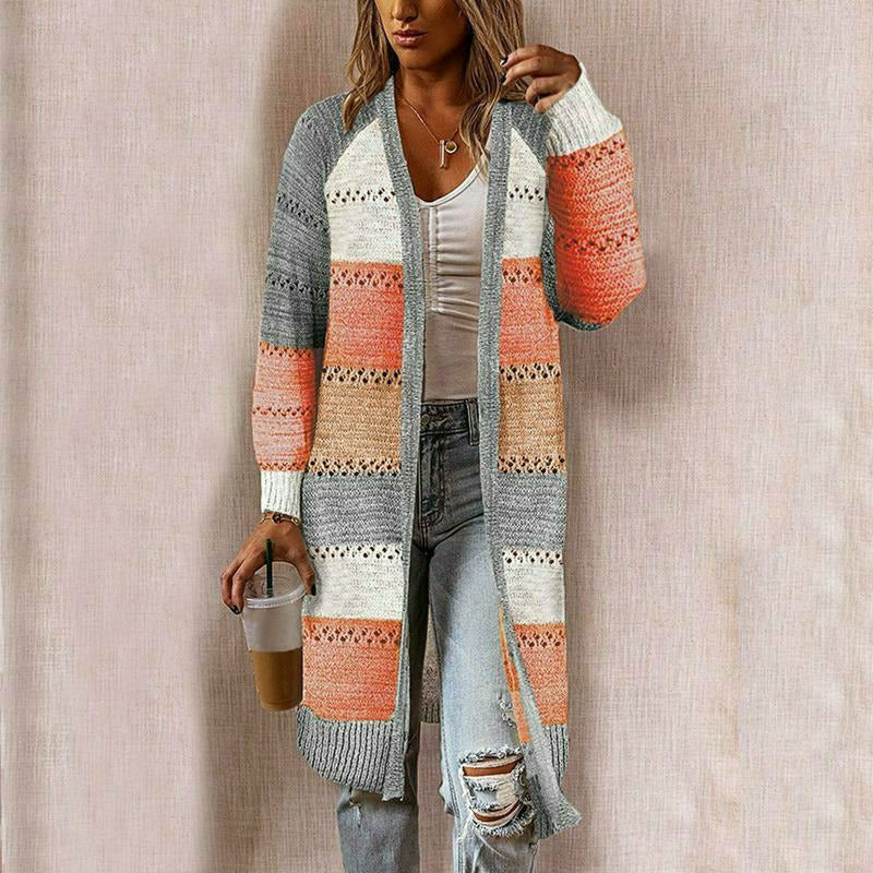Heidi-Mode | Damen Strickcardigan Lang