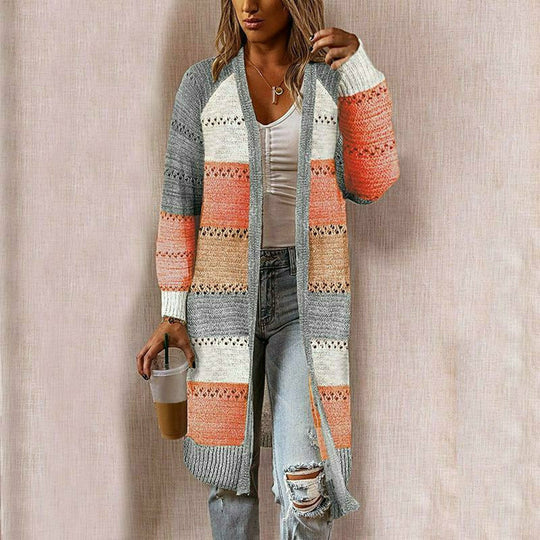 Heidi-Mode | Damen Strickcardigan Lang