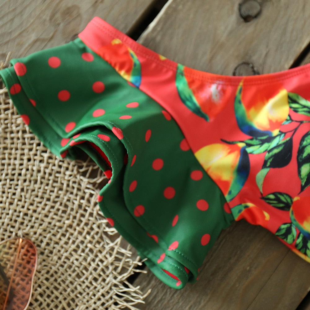 Heidi-Mode | Push-up Gepolsterter Bh mit Rüschen für einen eleganten Bikini Satz