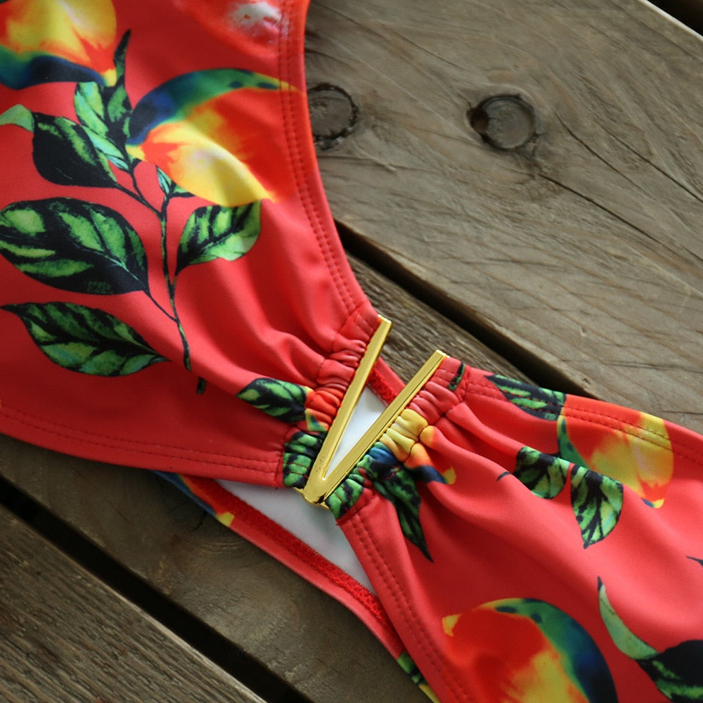 Heidi-Mode | Push-up Gepolsterter Bh mit Rüschen für einen eleganten Bikini Satz