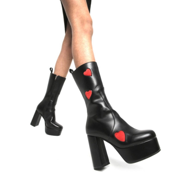 Heidi-Mode | Wadenhohe Stiefel