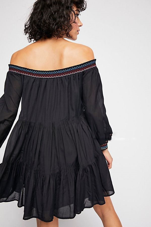Heidi-Mode | Kurzes Boho-Kleid Winter