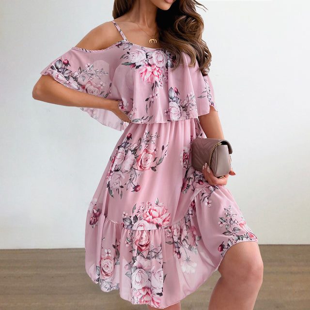 Heidi-Mode | Boho Kleid Weiß Sommer