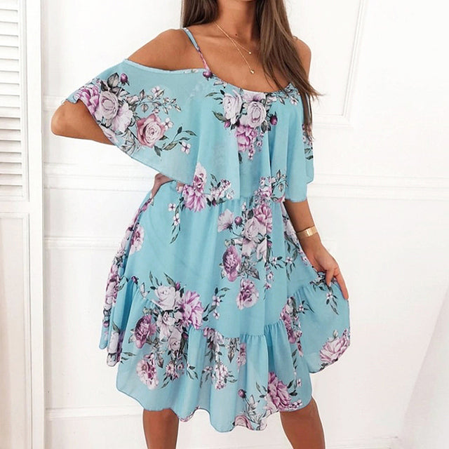 Heidi-Mode | Boho Kleid Weiß Sommer