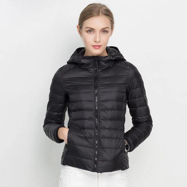 Heidi-Mode | Daunenjacke mit Kapuze Damen