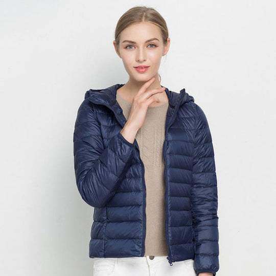 Heidi-Mode | Daunenjacke mit Kapuze Damen