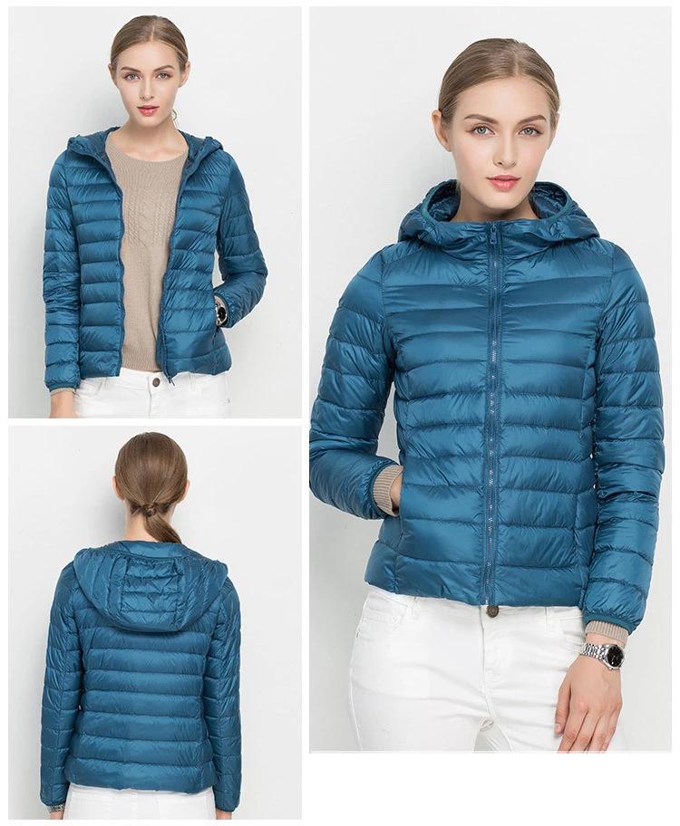 Heidi-Mode | Daunenjacke mit Kapuze Damen