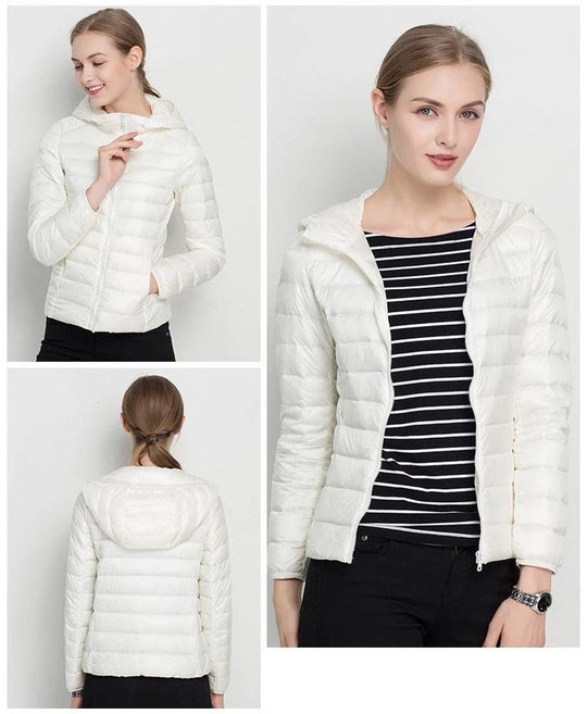 Heidi-Mode | Daunenjacke mit Kapuze Damen