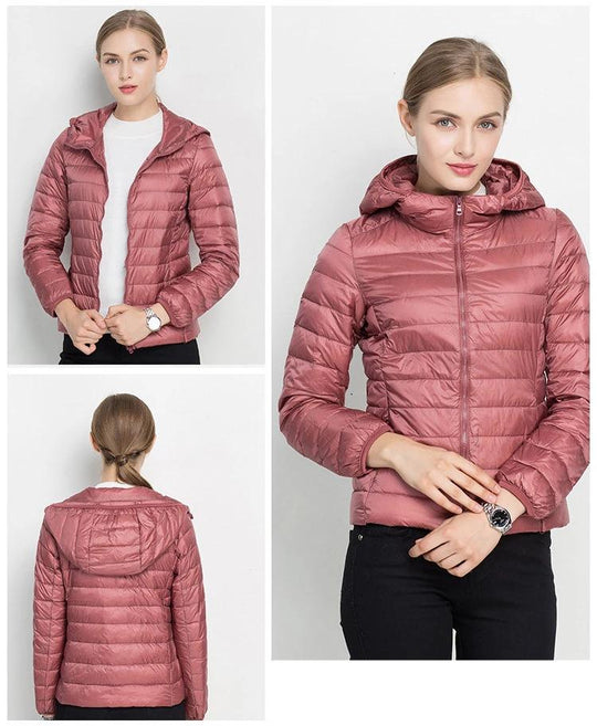 Heidi-Mode | Daunenjacke mit Kapuze Damen