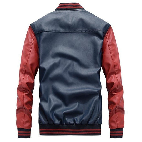 Heidi-Mode | Leder Baseballjacke Im Amerikanischen Stil
