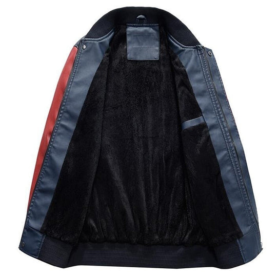 Heidi-Mode | Leder Baseballjacke Im Amerikanischen Stil