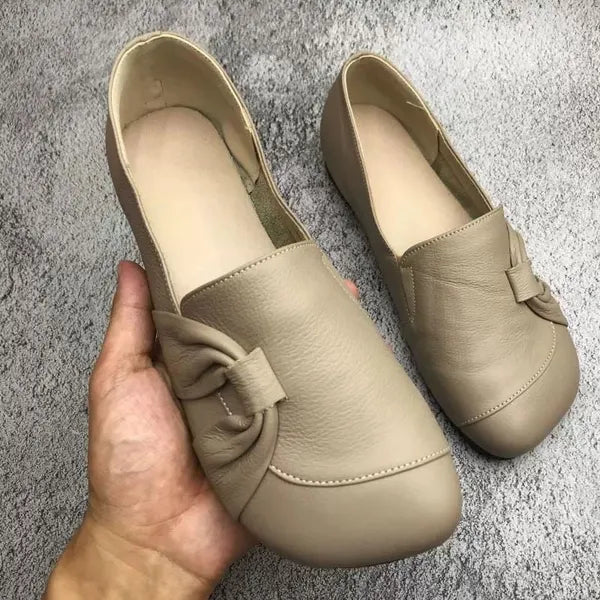 Heidi-Mode | Weiche und Rutschfeste Lederschuhe für Damen
