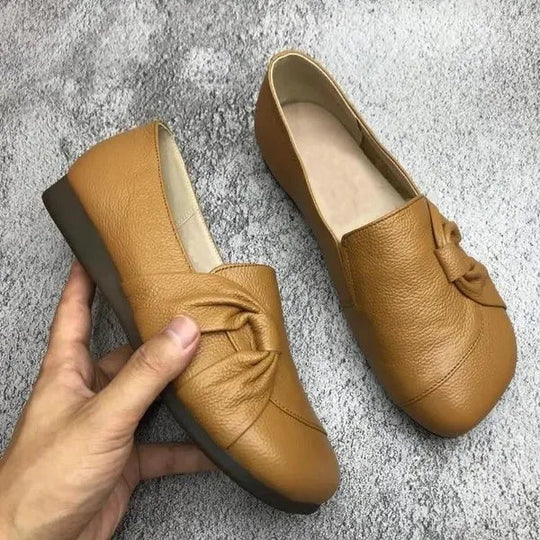 Heidi-Mode | Weiche und Rutschfeste Lederschuhe für Damen