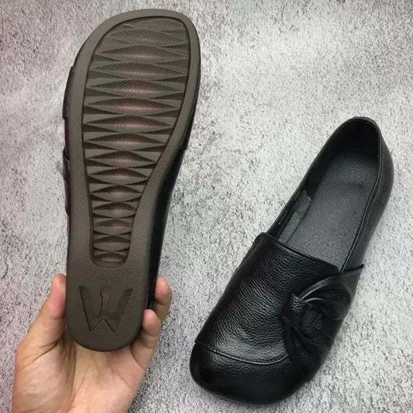 Heidi-Mode | Weiche und Rutschfeste Lederschuhe für Damen