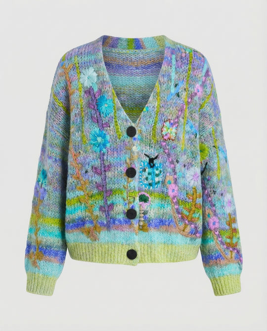 Heidi-Mode | Pullover für Damen mit Blumenmustern