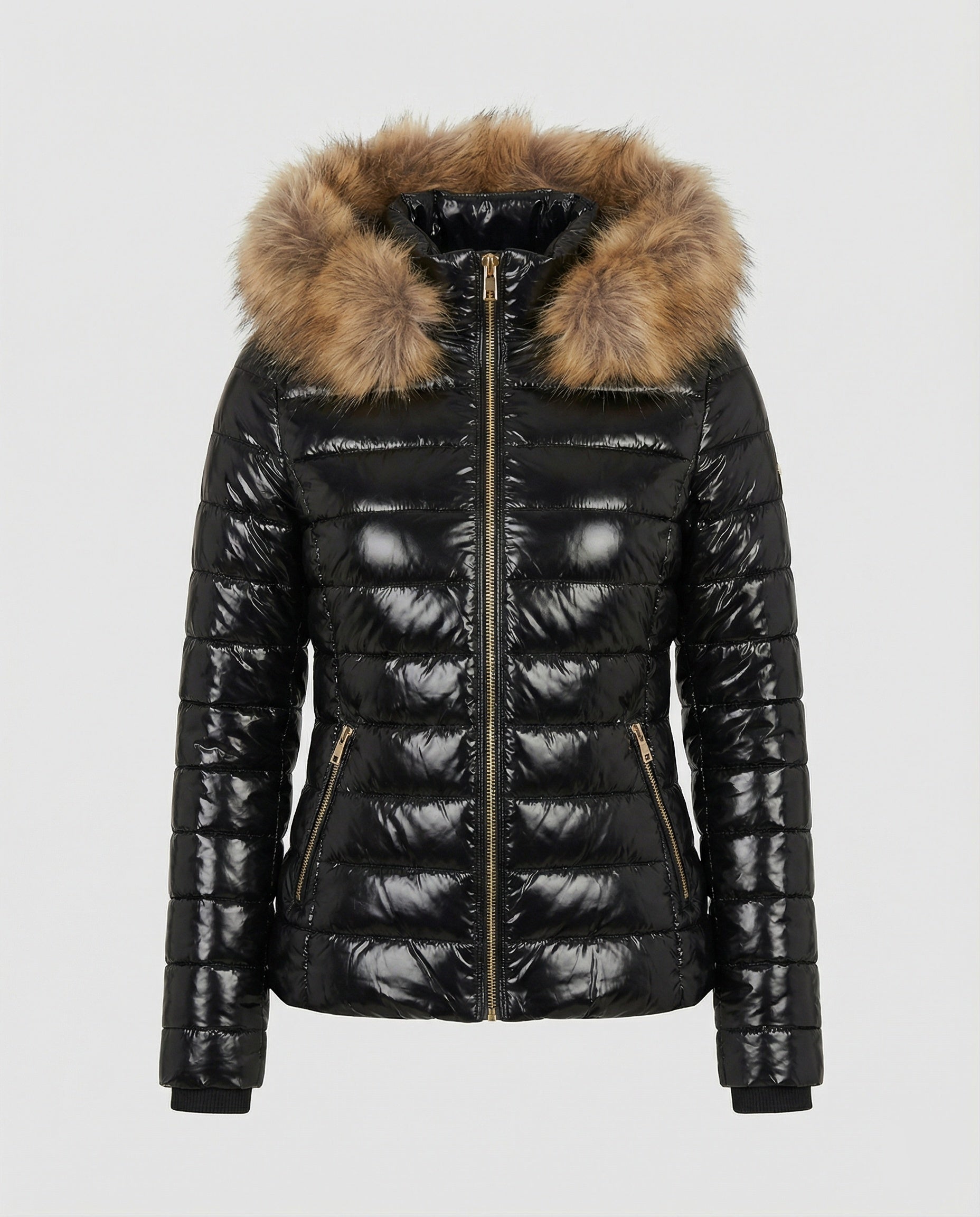 Heidi-Mode | Damen Pelzkapuzen-Puffermantel - Winter 2024