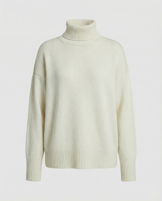 Damen kuscheliger Rollkragenpullover Heidi-Mode