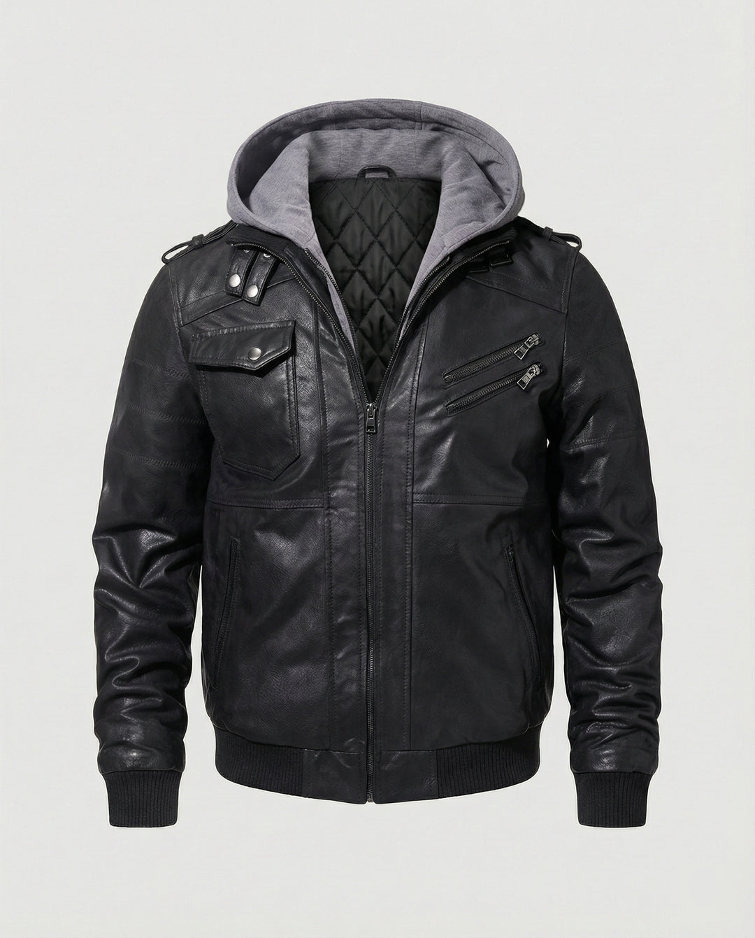 Stilvolle Herrenjacke mit Kapuze