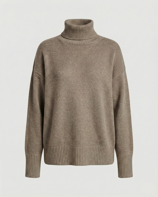 Damen kuscheliger Rollkragenpullover Heidi-Mode